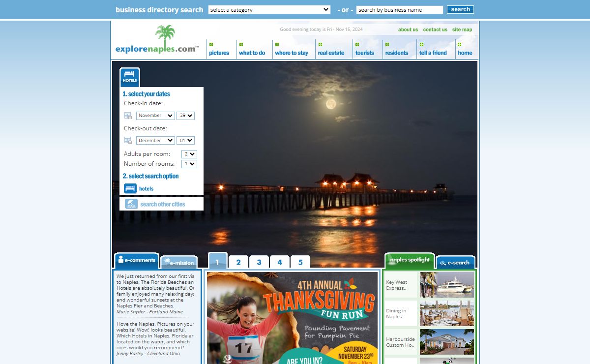 Naples Florida, Restaurants and Hotels, Shopping and Dining Naples