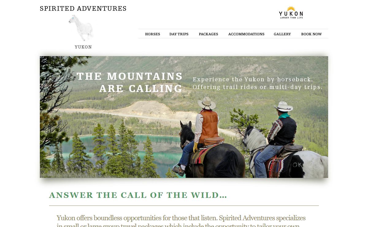 Yukon Adventures - Horseback Riding, Trail Rides in Yukon, Canada
