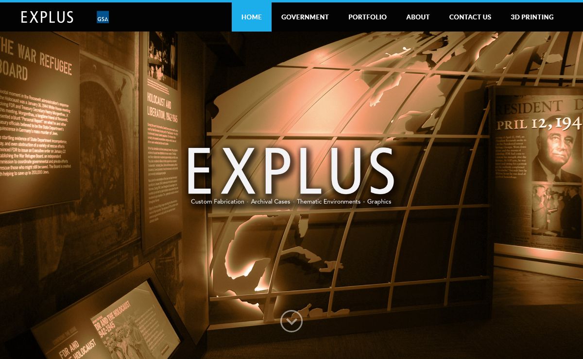Explus home page