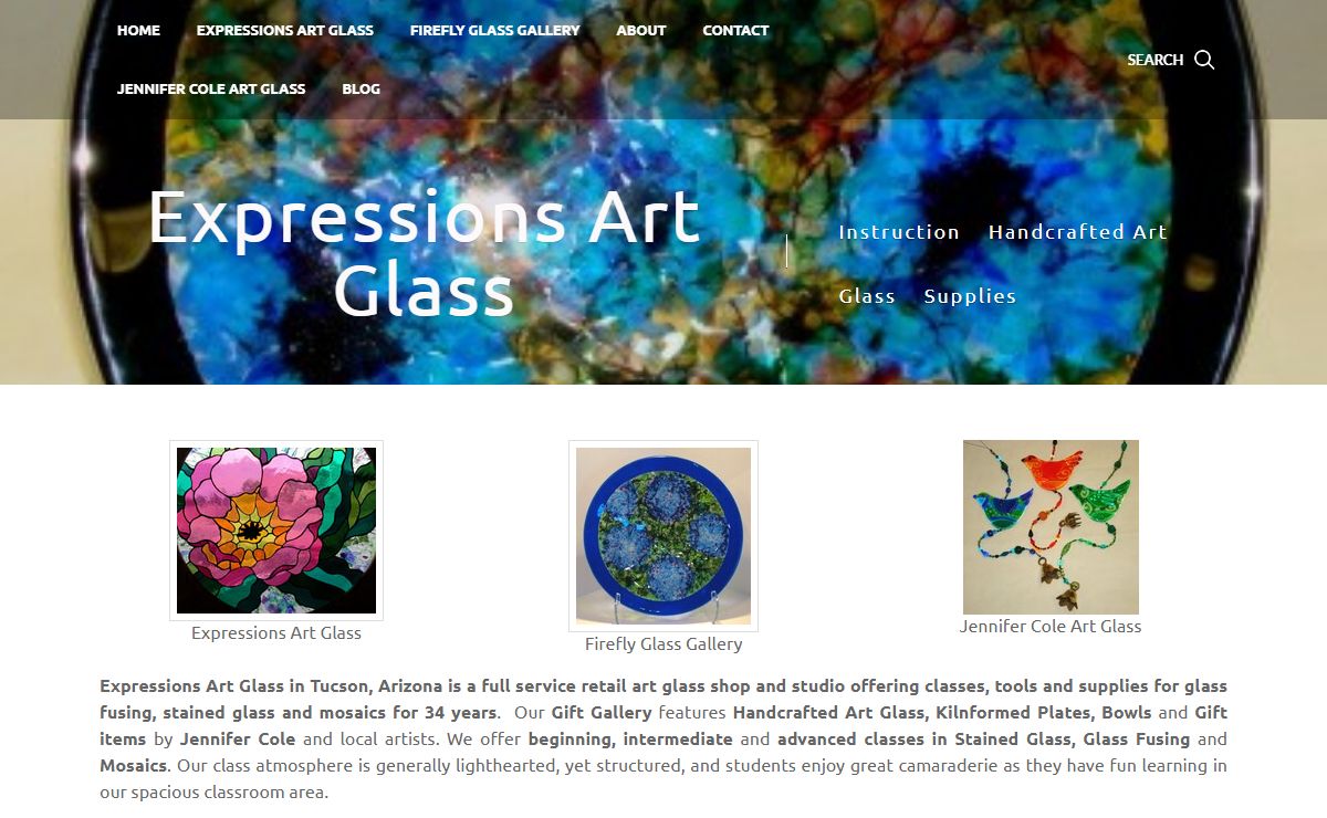 Expressions Art Glass - Expressions Art Glass Tucson Arizona