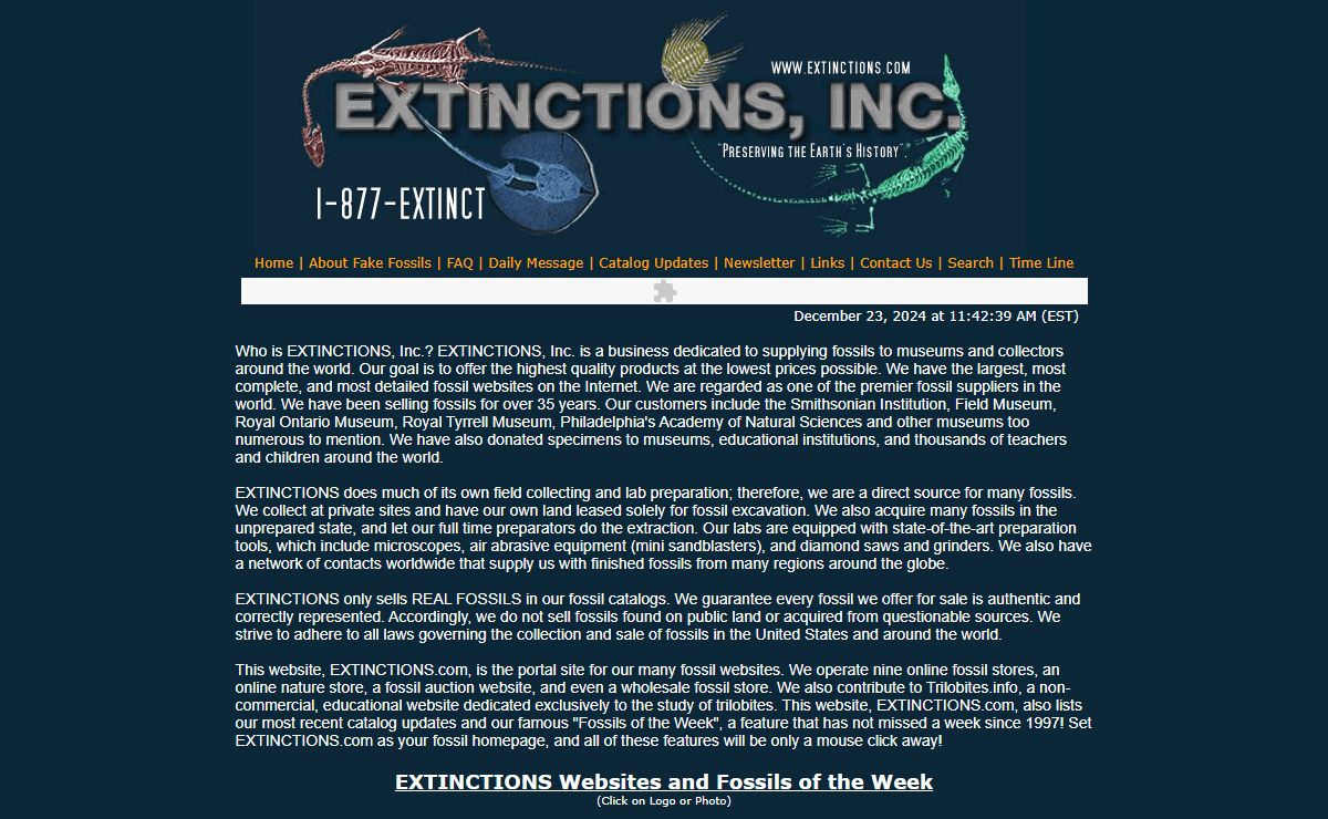 Extinctions, Inc.