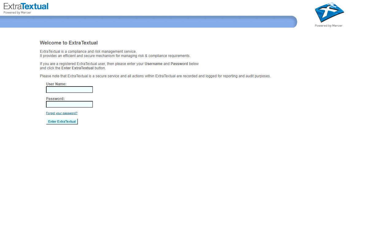 ExtraTextual Compliance Management System