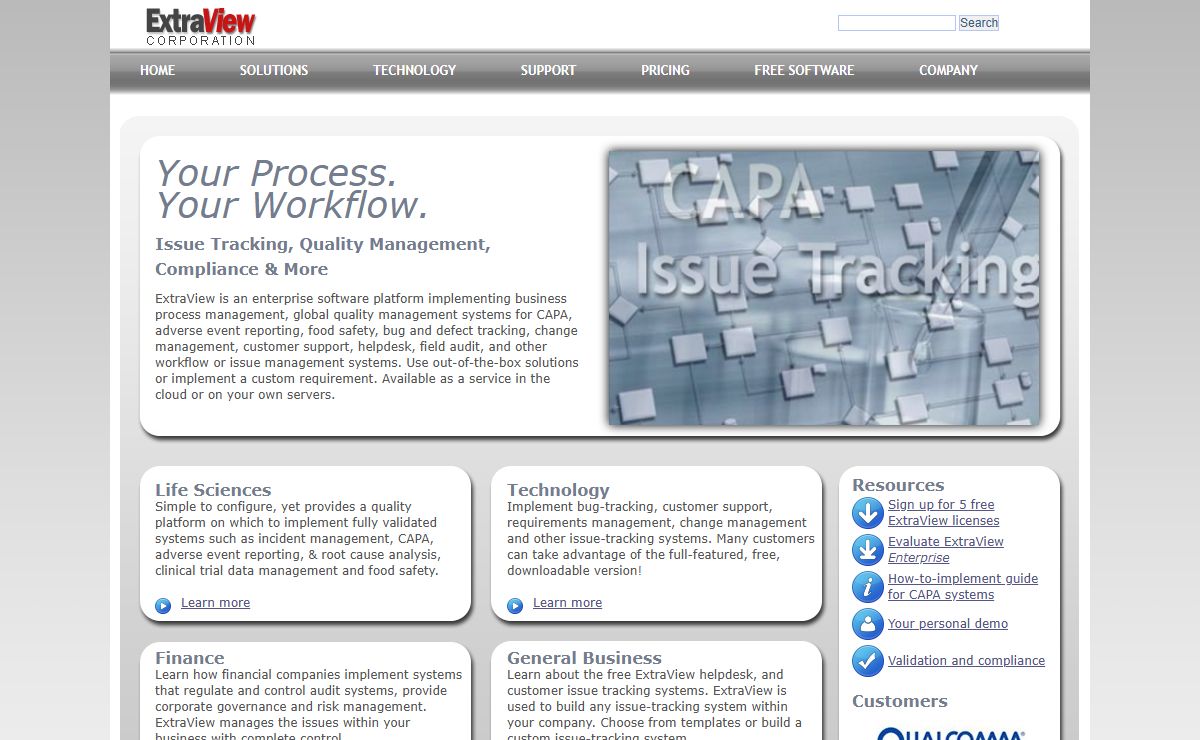 ExtraView | Quality Management