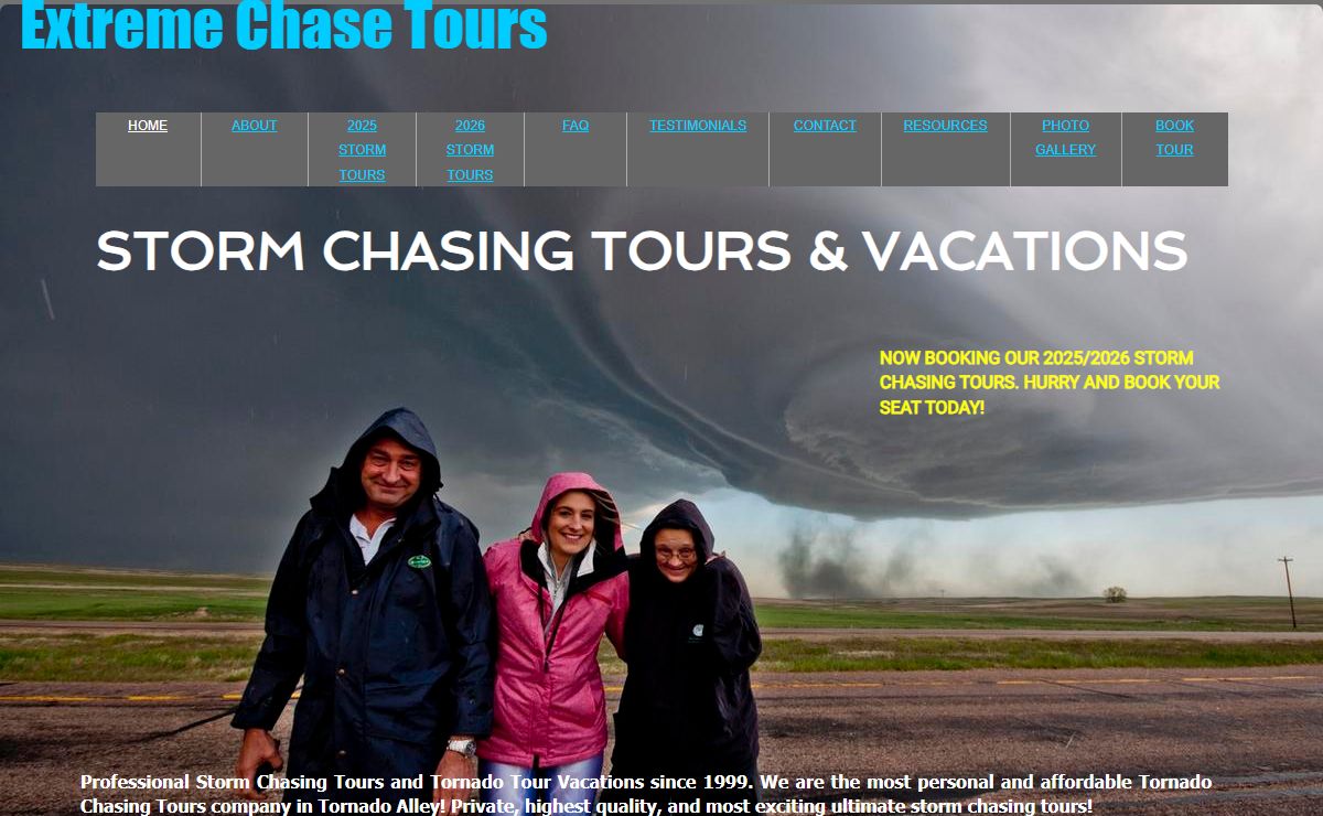 Storm Chasing Tours & Vacations