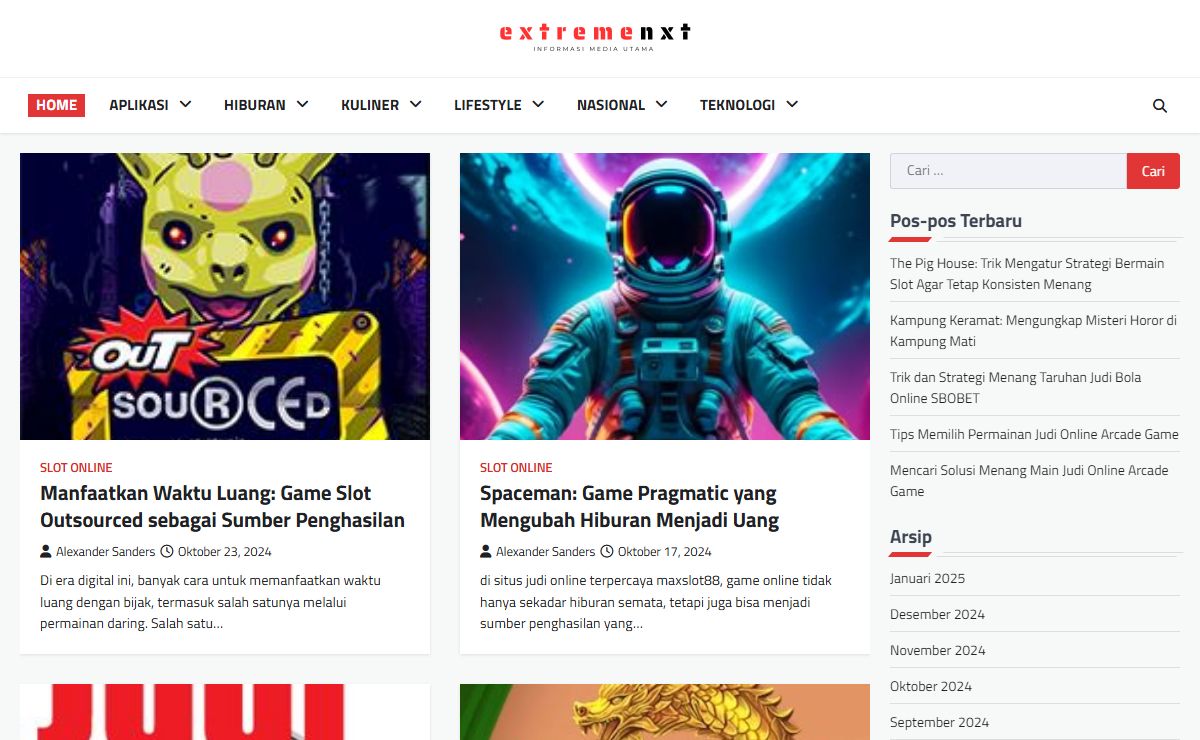 Extremenxt - Pusat Informasi Dan Panduan Lengkap Untuk Bermain Judi Online
