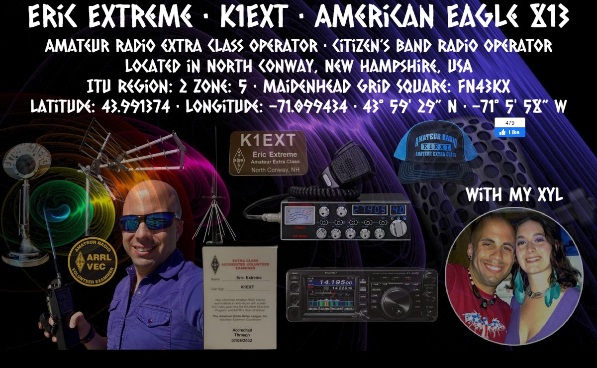 K1EXT • American Eagle 813 - Amateur Radio and Citizens Band Radio Operator