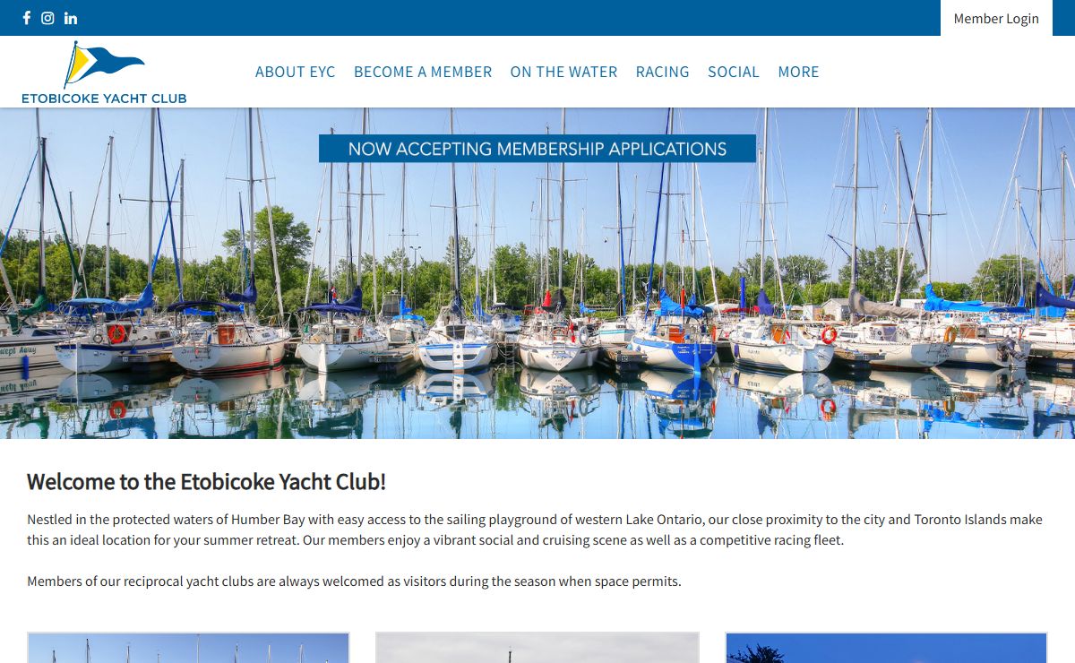 Home - Etobicoke Yacht Club - Toronto, ON
