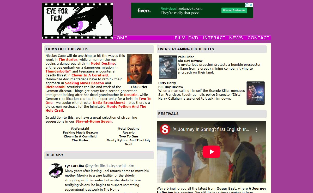 Eye For Film: Film reviews, movie news and DVD coverage