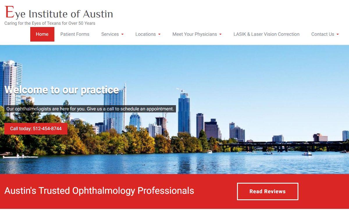 Reliable Ophthalmologists Austin TX | Eye Institute of Austin