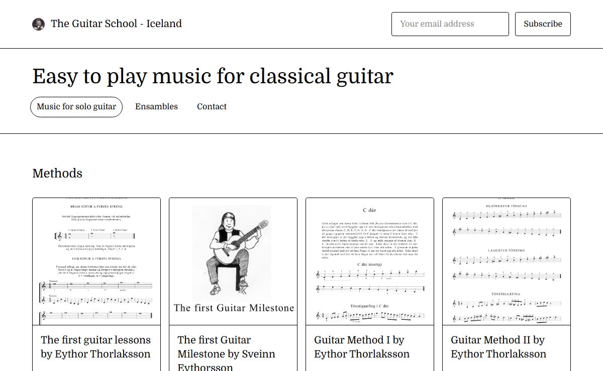 The Guitar School - Iceland