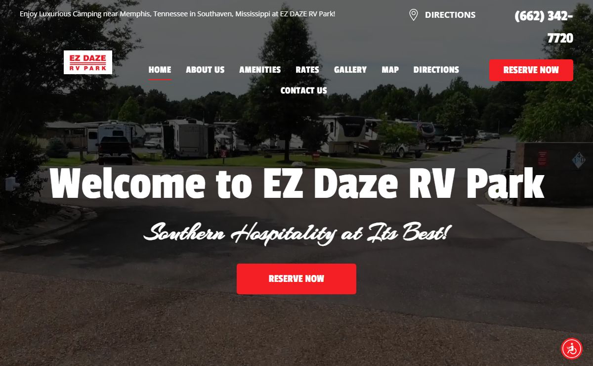 RV Park | EZ Daze RV Park | Southhaven, MS