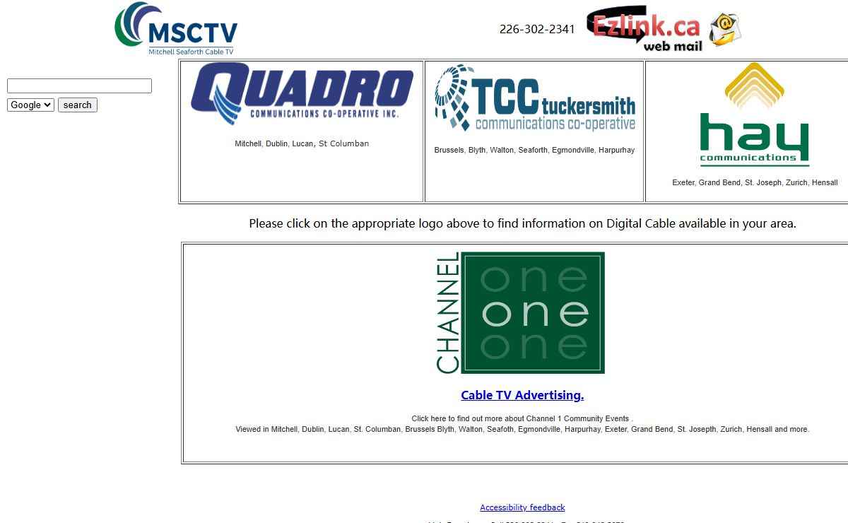 Ezlink - Cable TV, Dublin, Ontario