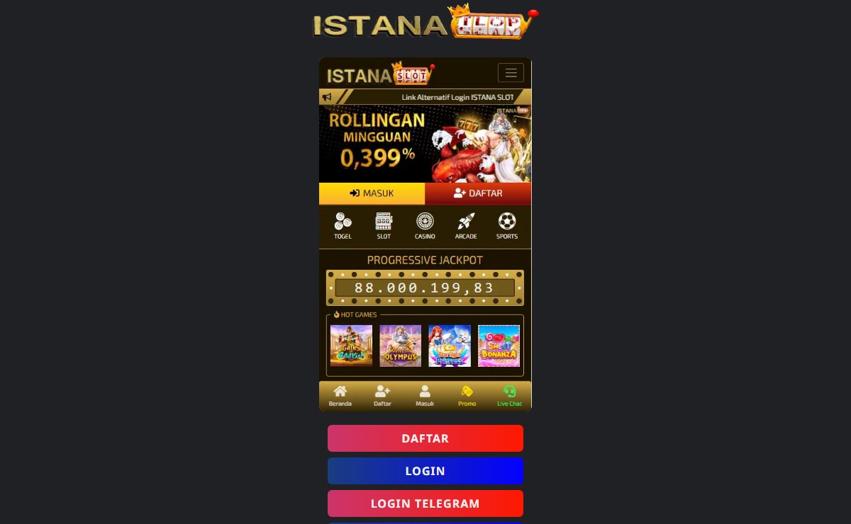ISTANASLOT Media Judi Slot Online Terpercaya