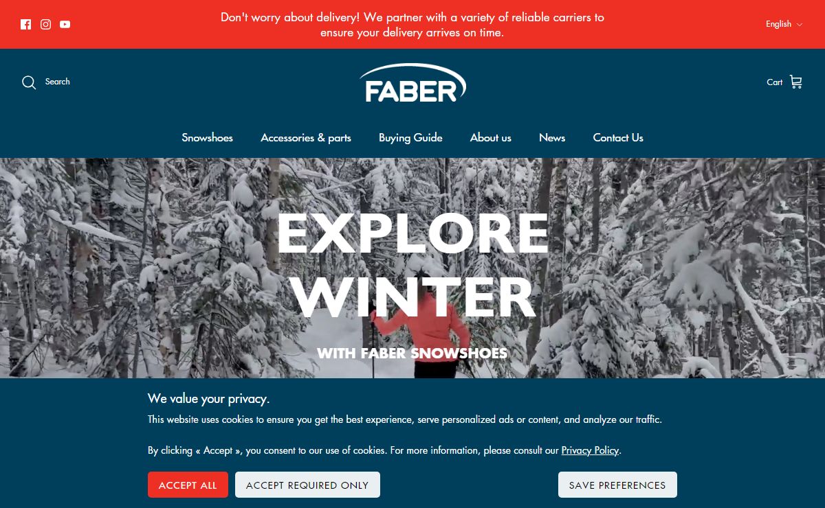 Faber snowshoes | Canadian manufacturer since 1870