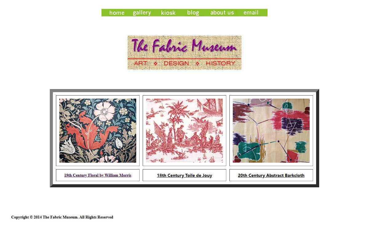 The Fabric Museum: Home Page