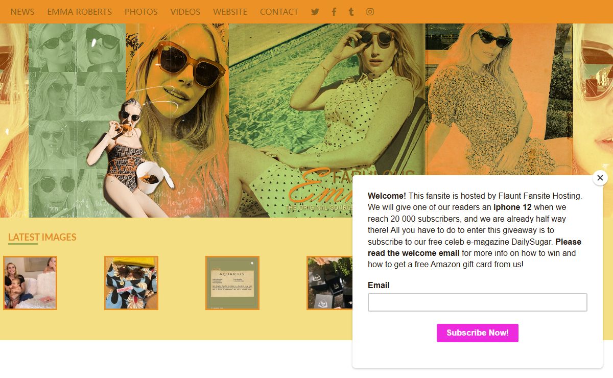 / - The original source for EMMA ROBERTS!