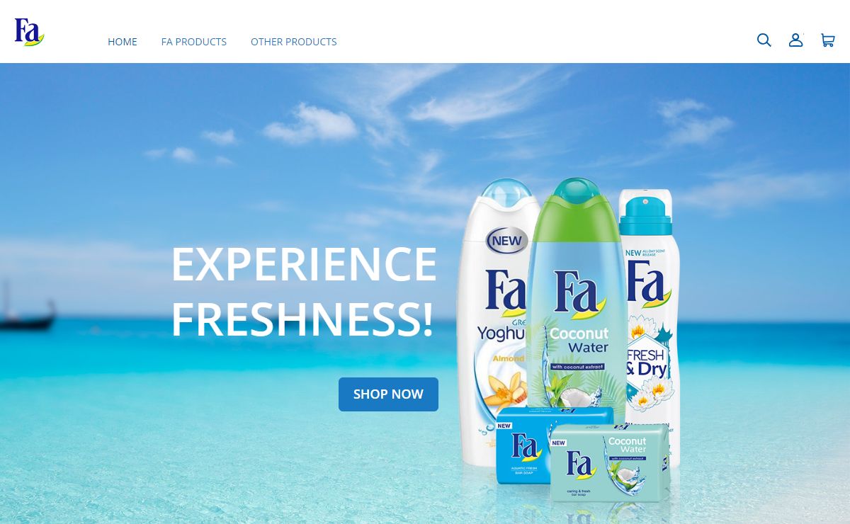 Fa Bath & Body Products, Experience Freshness, FaCosmetics.com