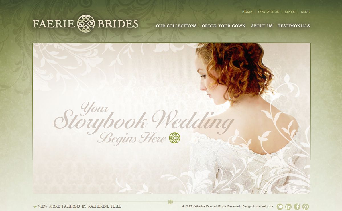 Medieval and Celtic Wedding Gowns | Custom Storybook Wedding Gowns | Canadian, Maritime, Fairytale | Faerie Brides | Home
