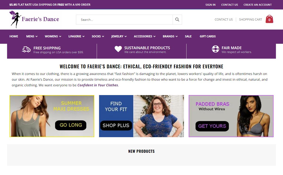 Eco-Friendly Fashion | Sustainable Clothing | Faerie's Dance