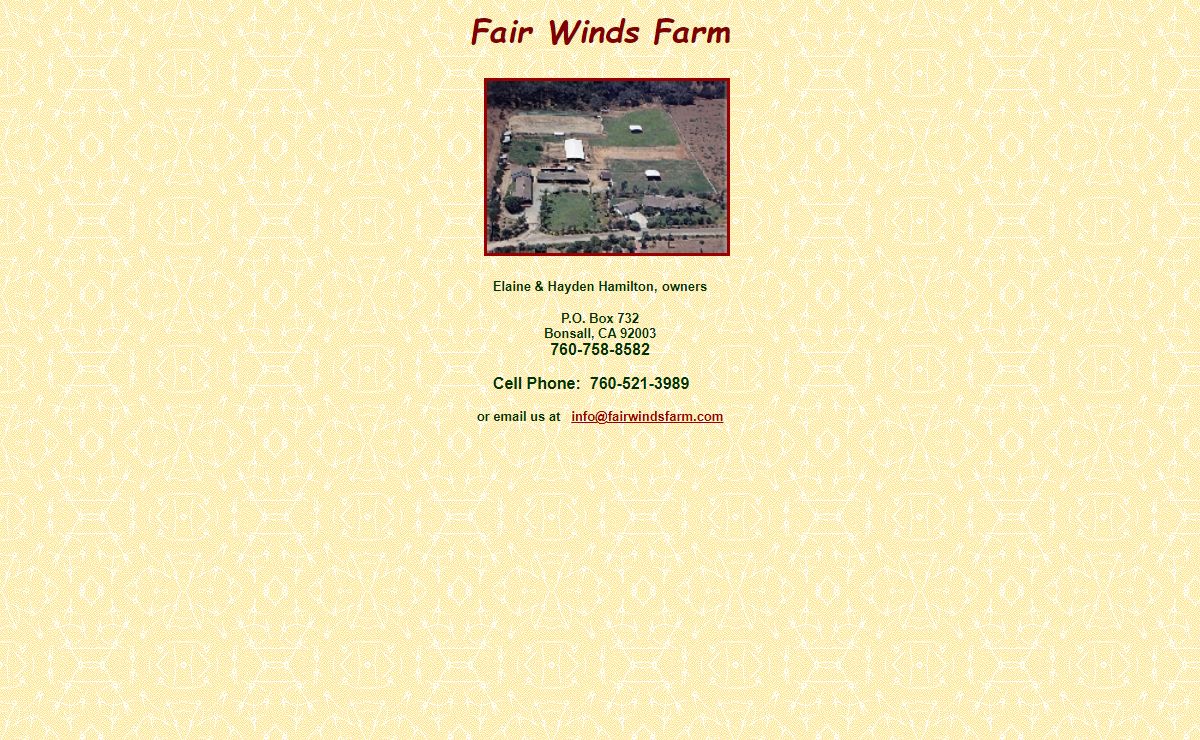 Fair Winds Farm