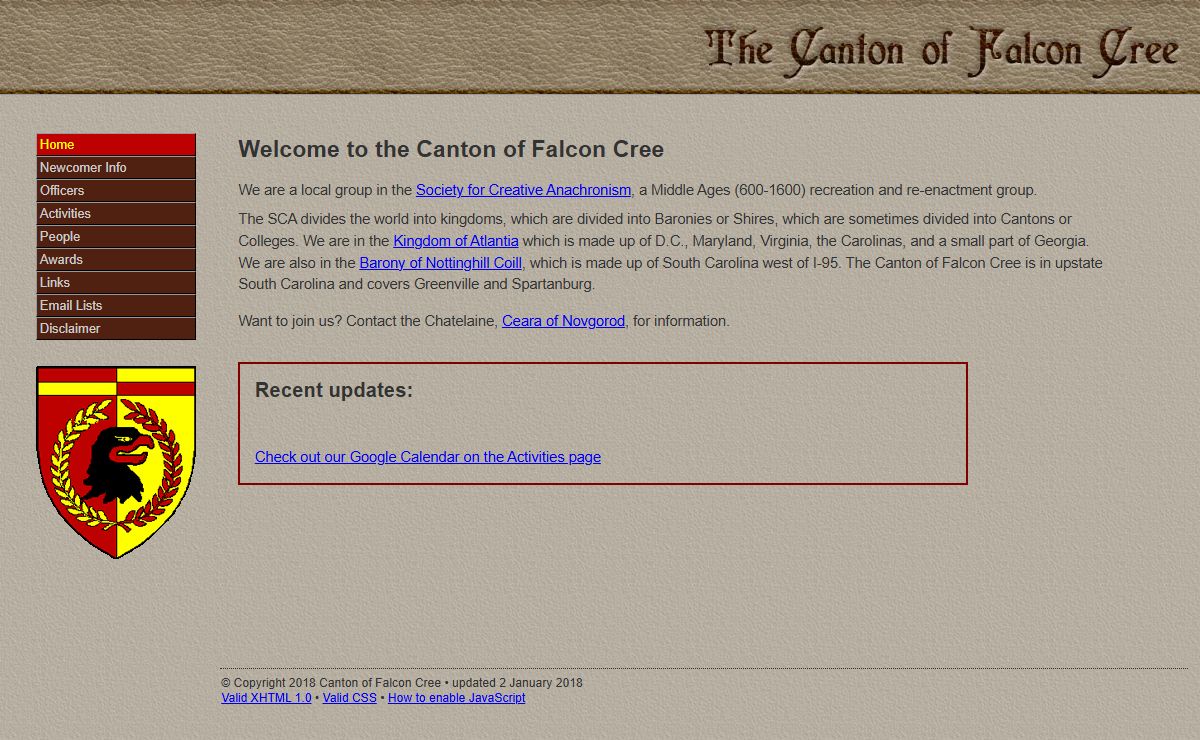 The Canton of Falcon Cree