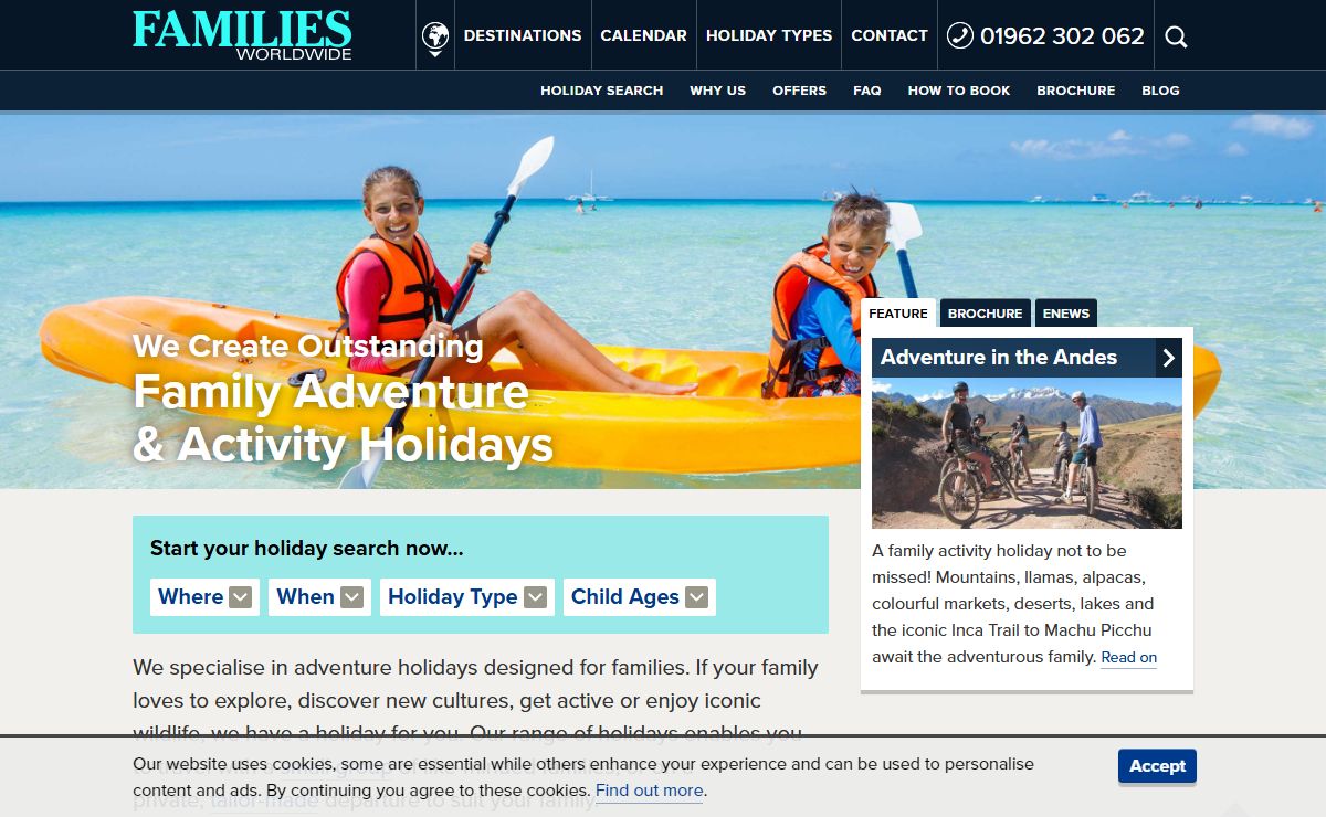 Family Adventure Holidays and Activity Breaks Abroad