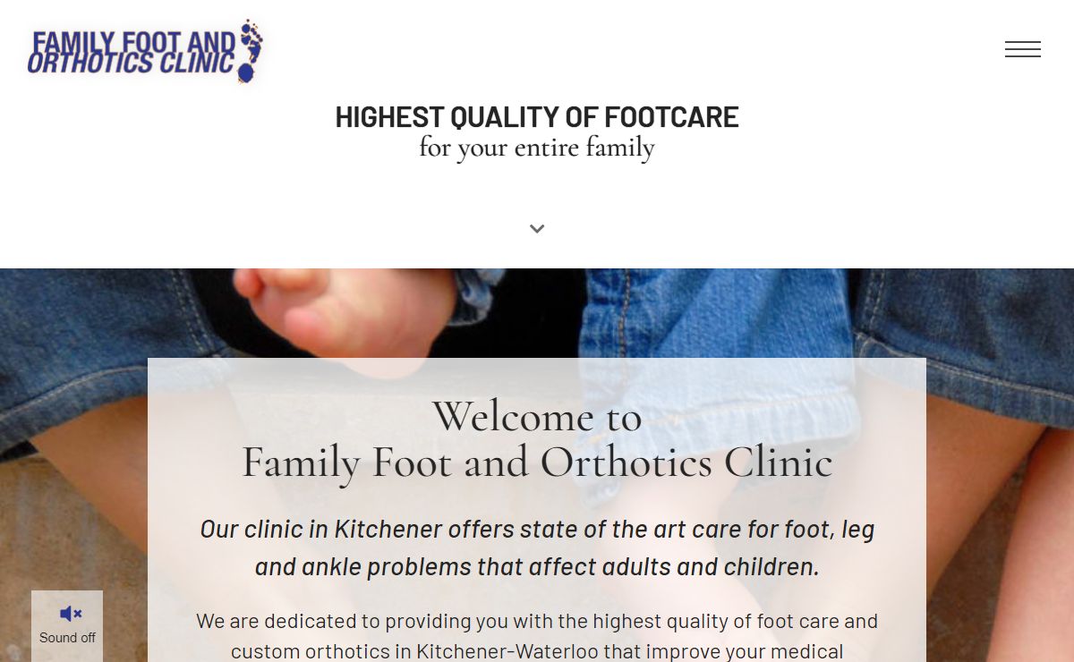 Family Foot & Orthotics Clinic in Kitchener-Waterloo