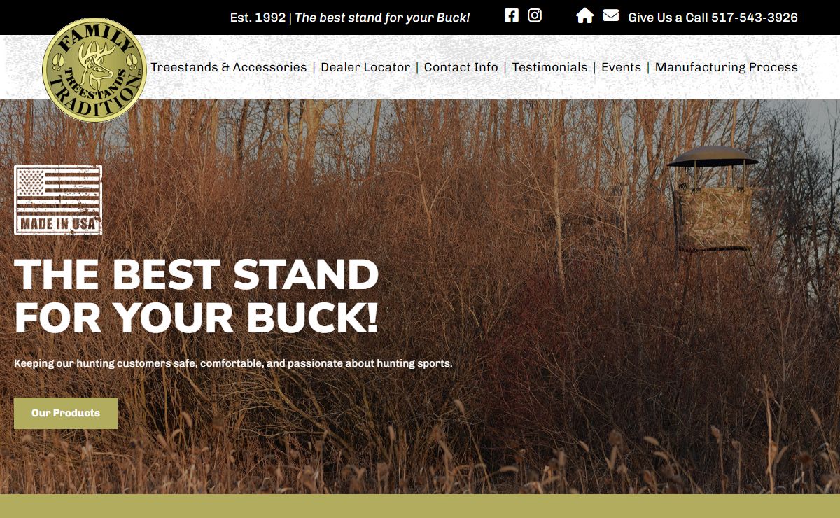 Family Tradition Treestands | Preserving the True Heritage of Hunting