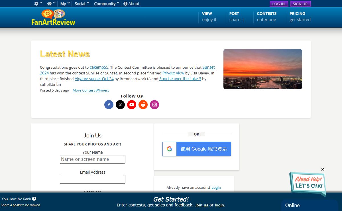 Share Your Photos and Art and Get Feedback | FanArtReview