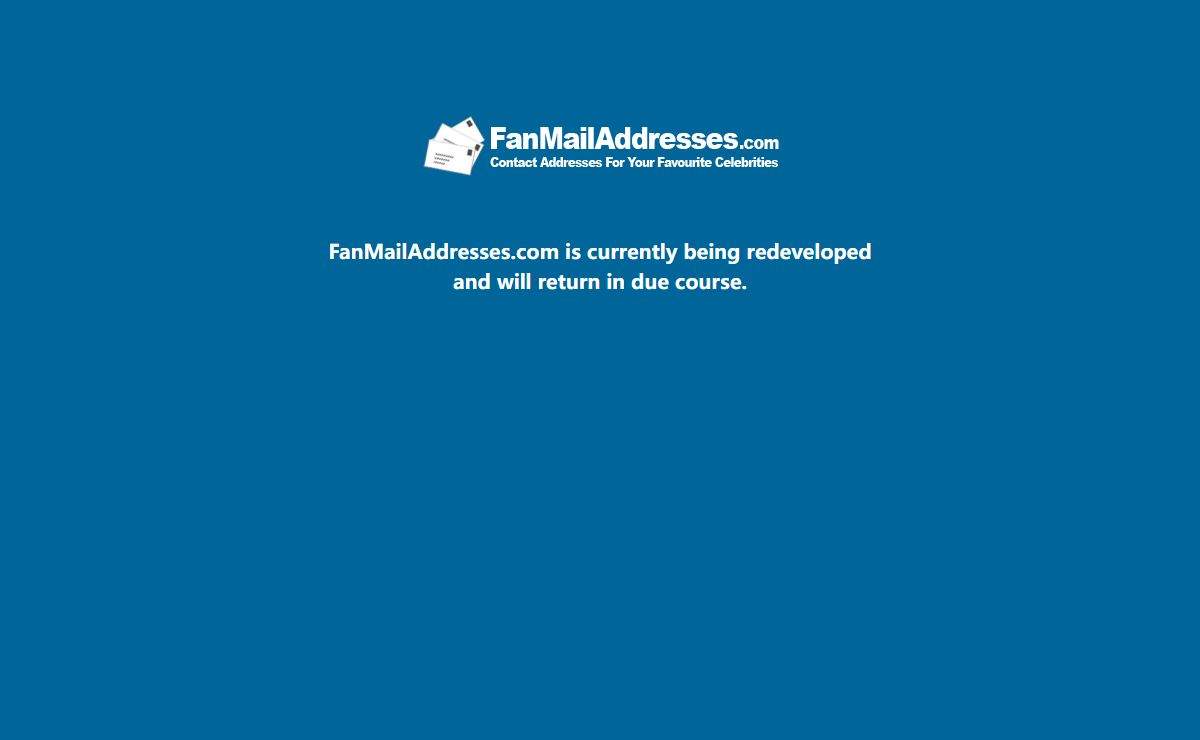 FanMailAddresses.com - Contact Addresses For Your Favourite Celebrities