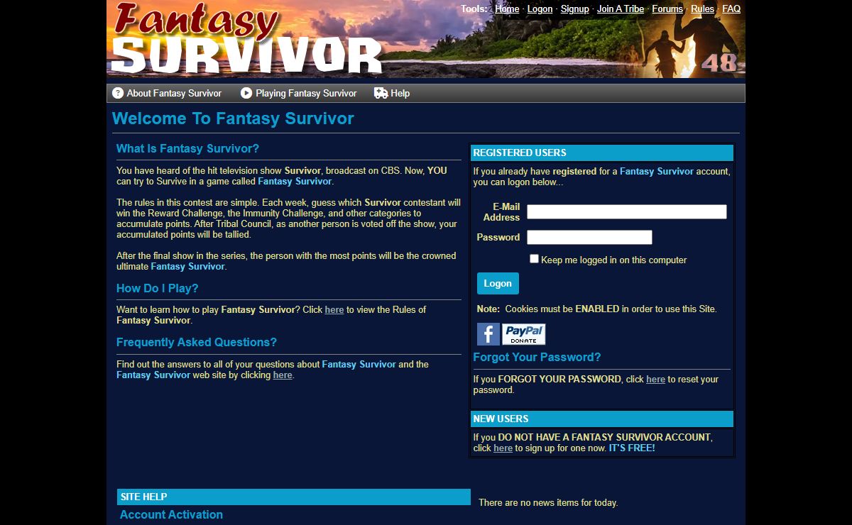 Fantasy Survivor