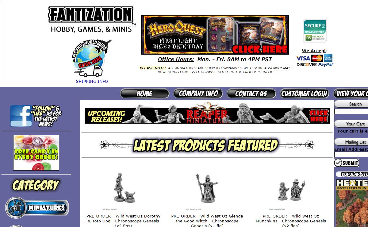 Fantization Miniatures - Home