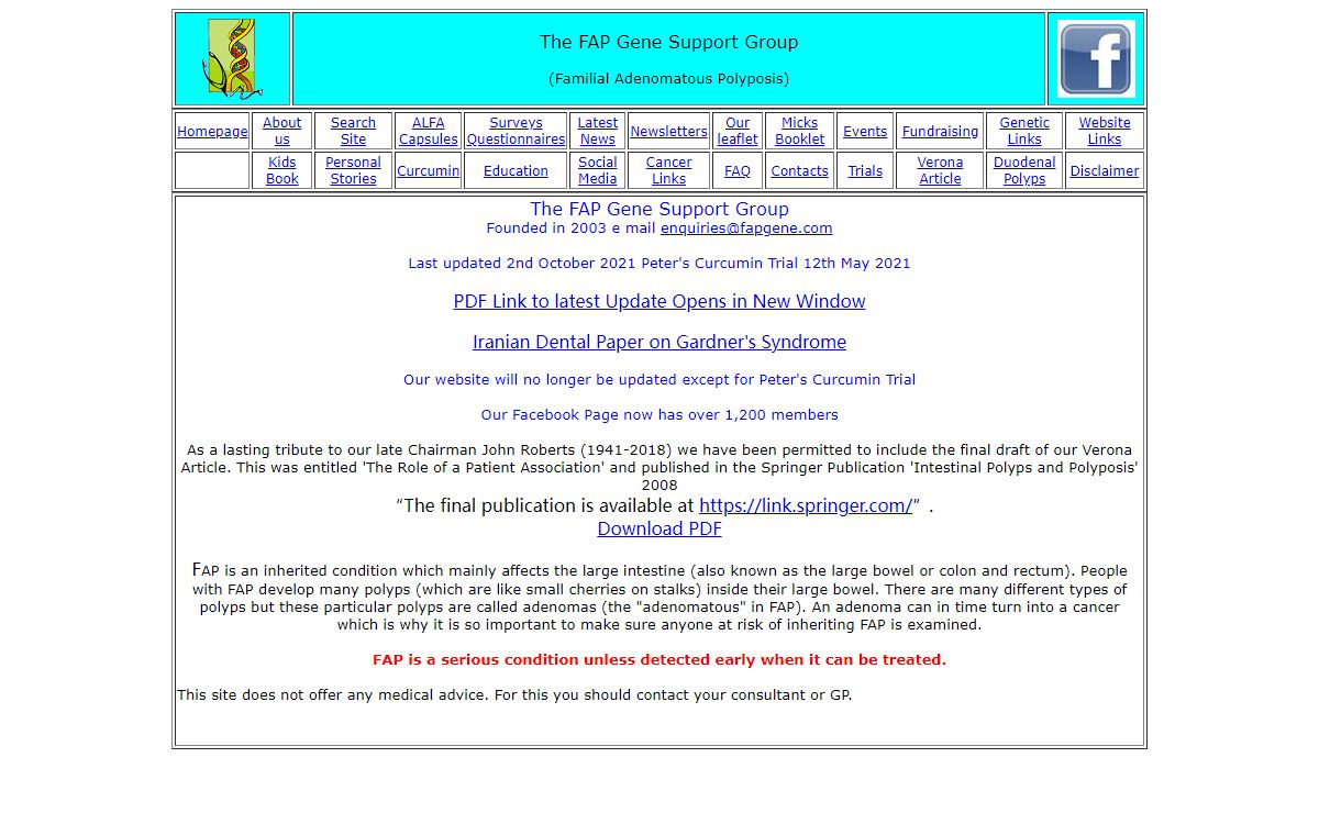 The FAP G ene Support Group