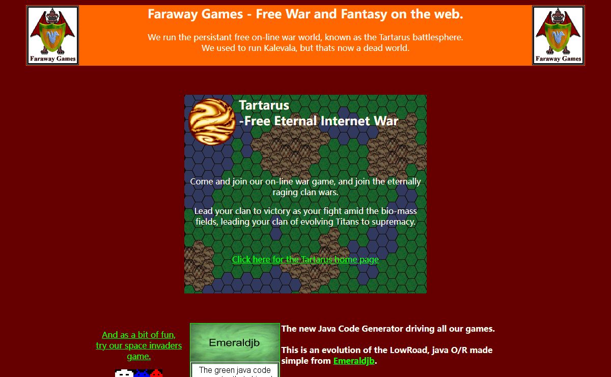 Faraway Games Home of Tartarus and Kalevala