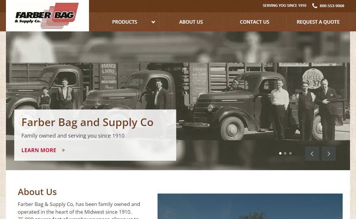Homepage | Farber Bag & Supply Co