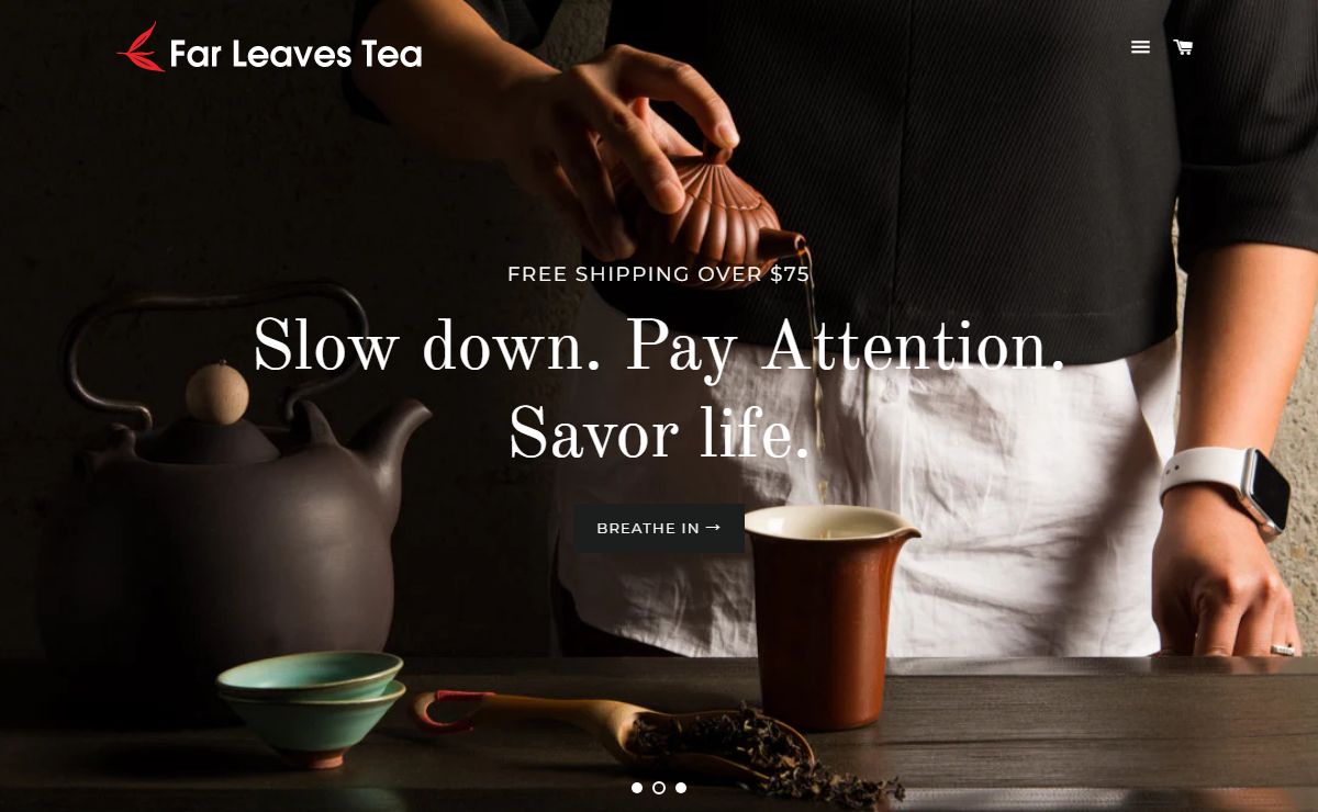 Far Leaves Tea - quality of life through practice of tea