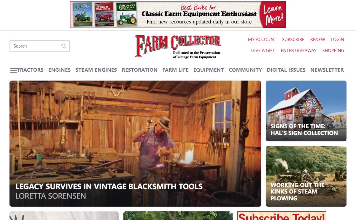 Farm Collector - Dedicated to the Preservation of Vintage Farm Equipment