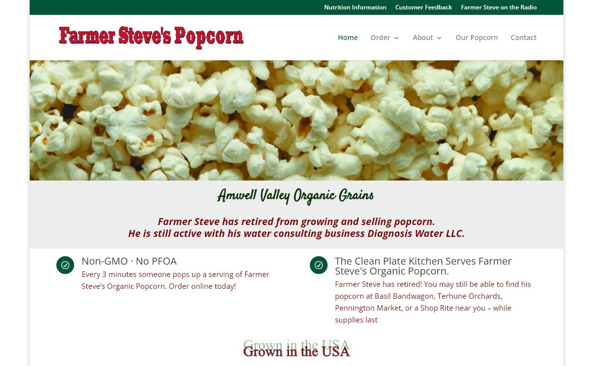 Farmer Steve | Home of Farmer Steve's Popcorn