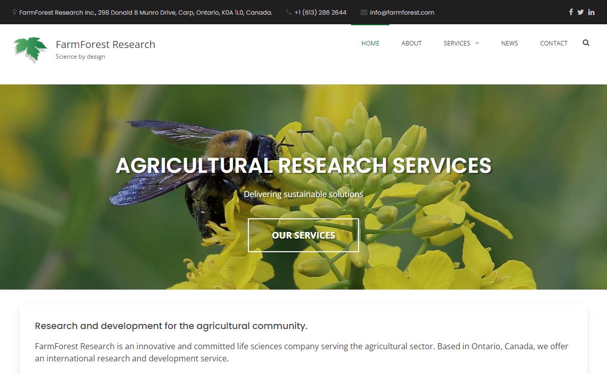 FarmForest Research – Science by design