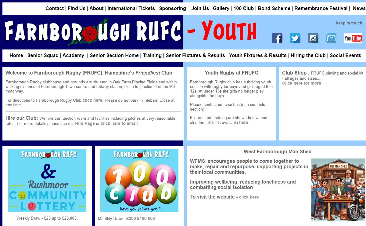 Farnborough Rugby Club : FRUFC