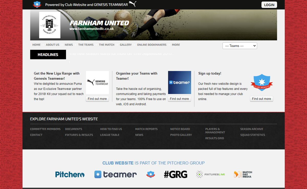 Homepage | Farnham United