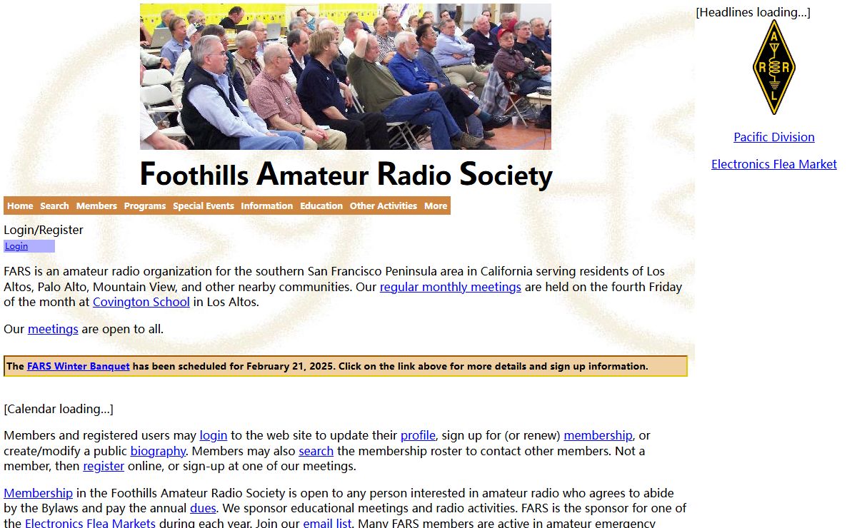 FARS - Foothills Amateur Radio Society