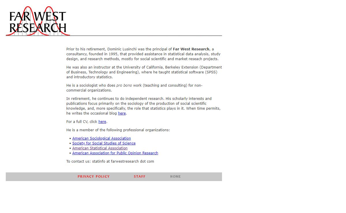 Far West Research - Social Research Consulting