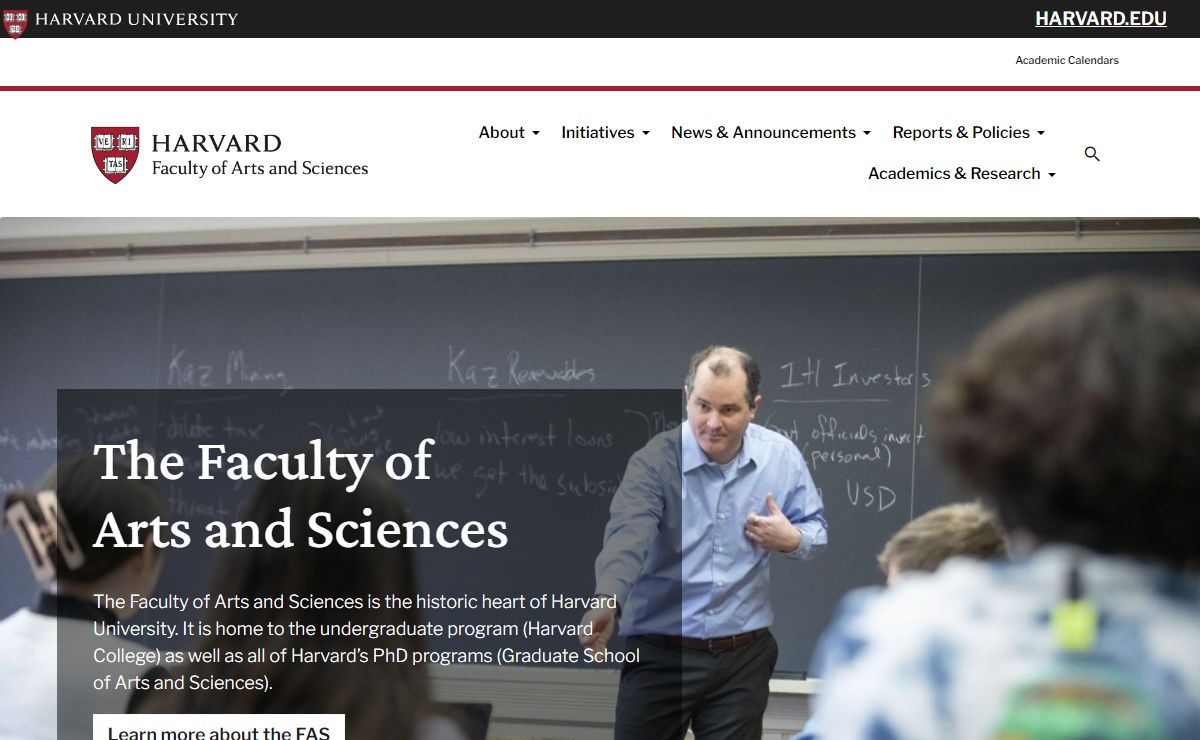 Harvard Faculty of Arts and Sciences