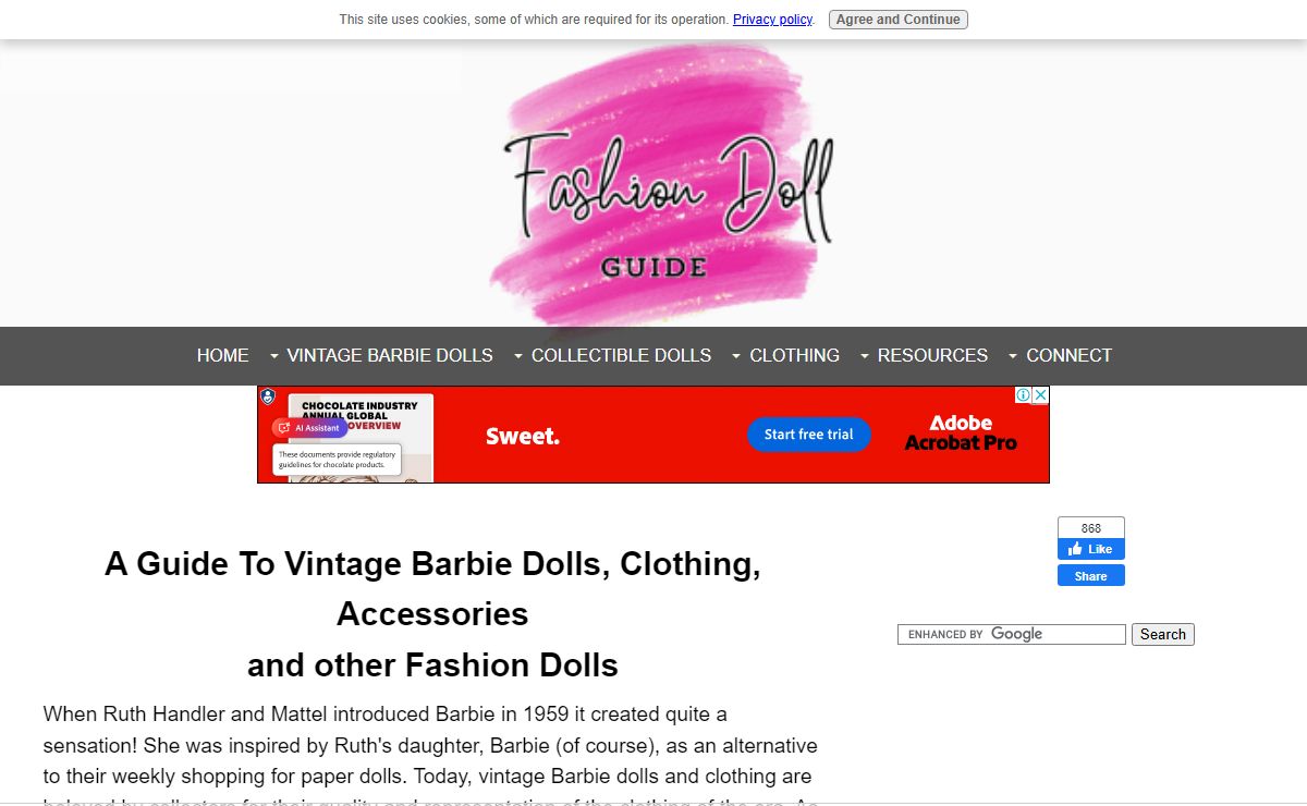 A Guide To Vintage Barbie Dolls, Clothing, Accessories and other Fashion Dolls