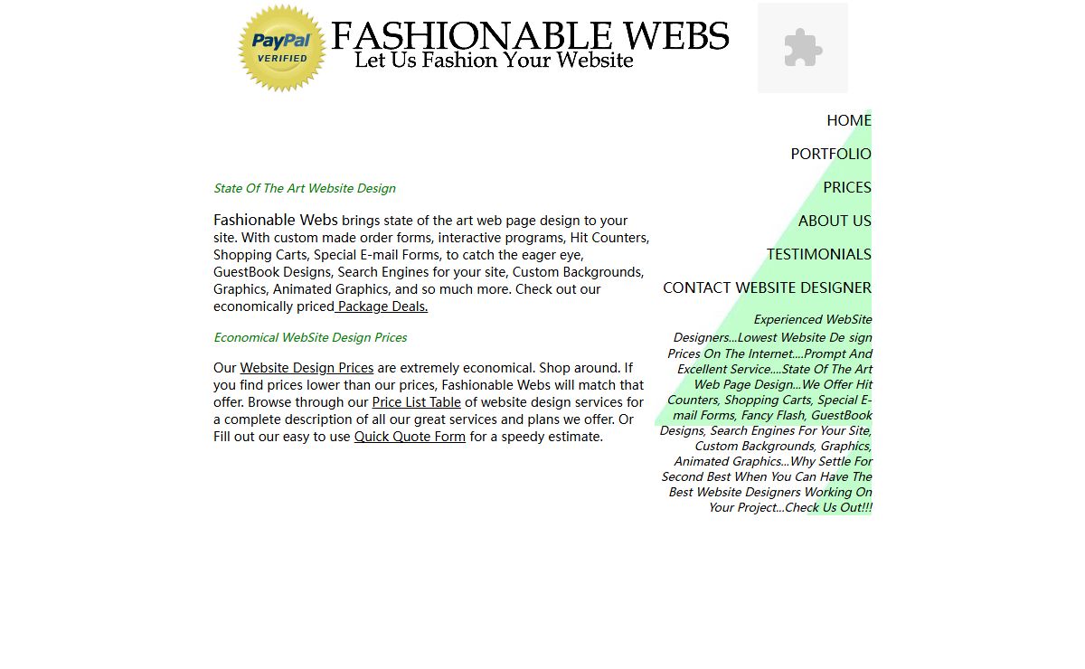 WebSite Designers / Developers Serving All Of Florida