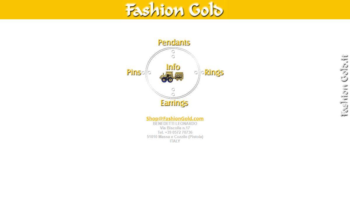 Fashion Gold home page