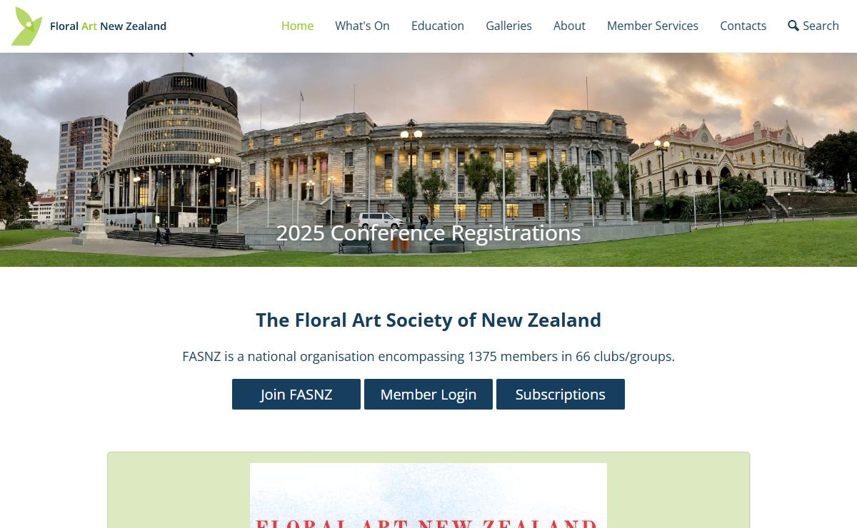 The Floral Art Society of New Zealand - Floral Art New Zealand