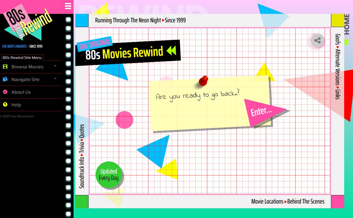 The 80s Movies Rewind -- Home of 1980s Retro Movies