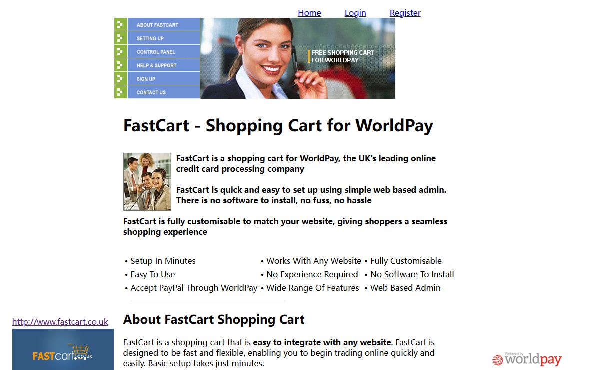 FastCart - Shopping Cart for WorldPay